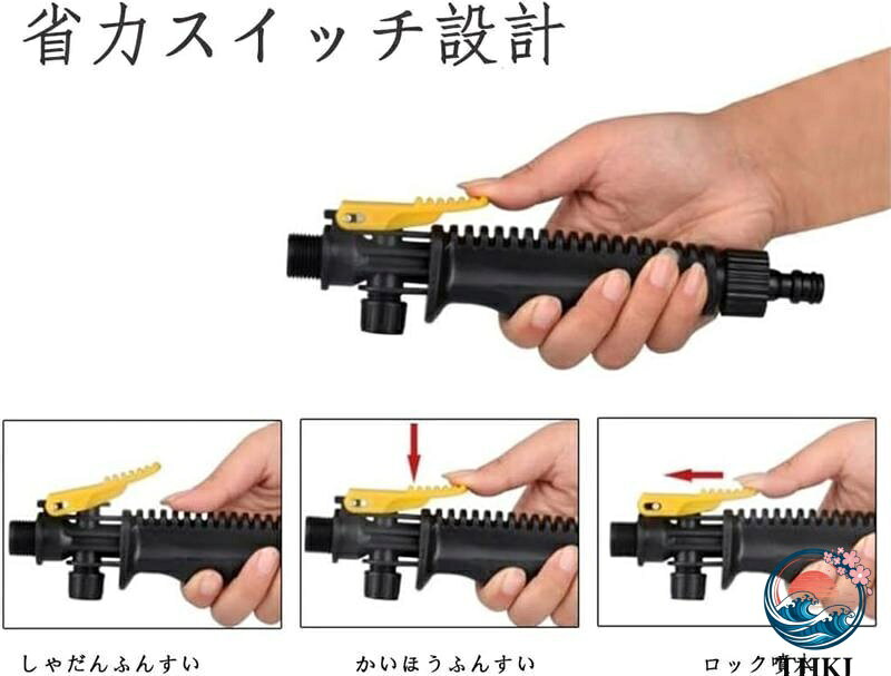 【全品5%ポイント】高圧洗浄ノズル 洗車ガン ウォータージェット スプレー洗車ガン...