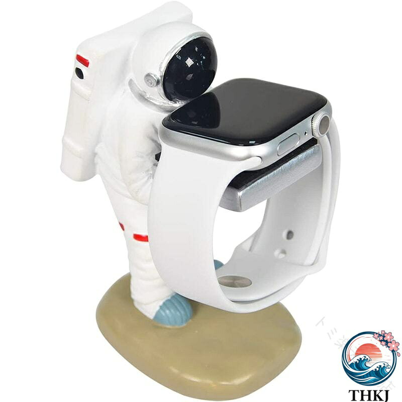 乐天商城 - 腕時計スタンド 宇宙飛行士デザイン ウォッチスタンド アクセサリートレイ ジュエリートレイ THKJ 指輪収納 腕時計アクセサリーディスプレイ 個性的 ギフト