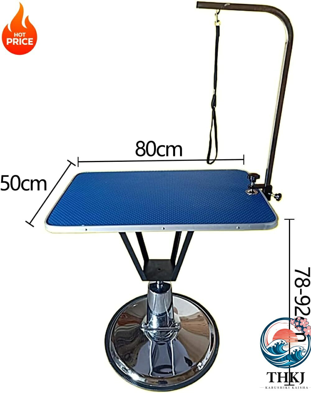 【全品5%ポイント】トリミングテーブル 回転式 方形油圧リフトテーブル トリミング...