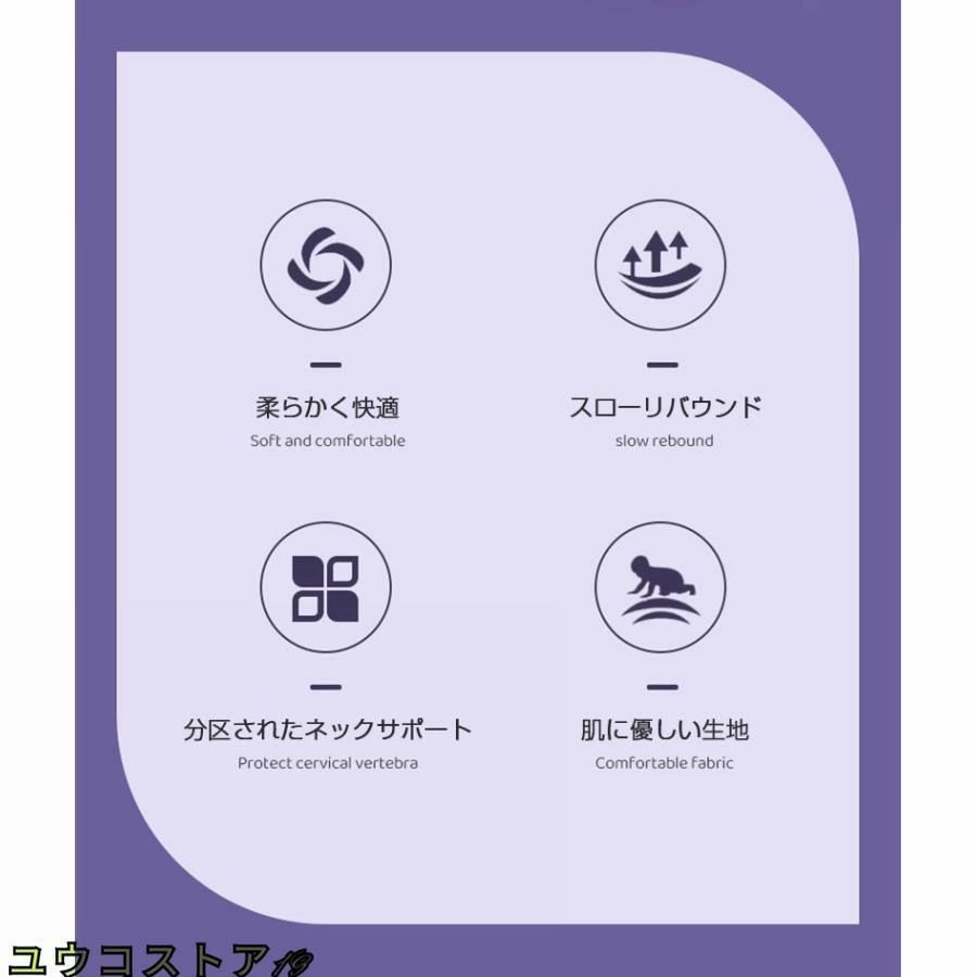 【全品5%ポイント】枕 まくら 低反発枕 横向き寝用枕 肩こり 首こり ストレートネック ピロー 低反発まくら THKJ 横向き寝 いびき防止 健康枕 頚椎安定 寝返り [3]