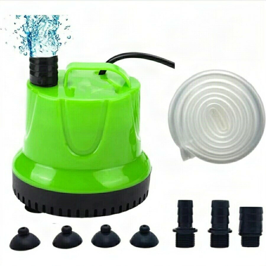 【全品2点で5%OFF】水中ポンプ 底部入水式 循環ポンプ 吐出量1200-3500L/H 最大揚程1.8-3.5M 水耕栽培..