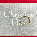 【ポイント2倍】極 美品 レア Christian Dior ディオール ヴィンテージ CD ロゴ 金具 チェーン ブレスレット バングル ゴールド レディース 32889 【送料無料】【中古】