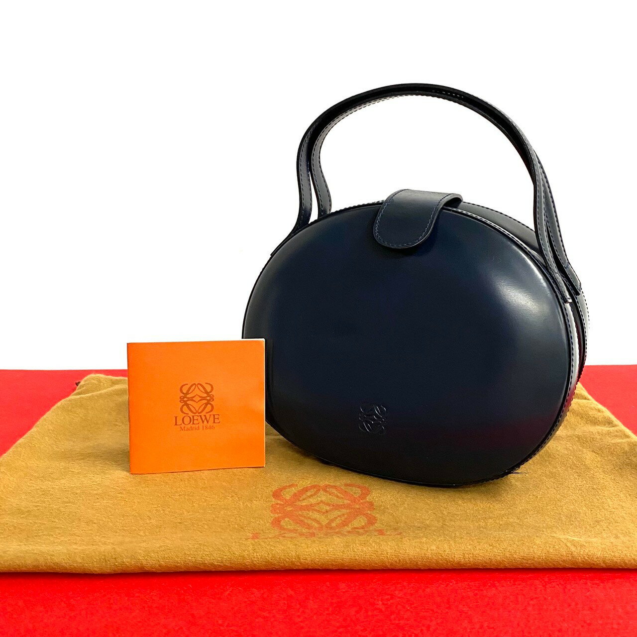 楽天市場】本革 ハンドバッグ(ブランドロエベ)(バッグ・小物 楽天市場】本革 ハンドバッグ(ブランドロエベ)(バッグ・小物