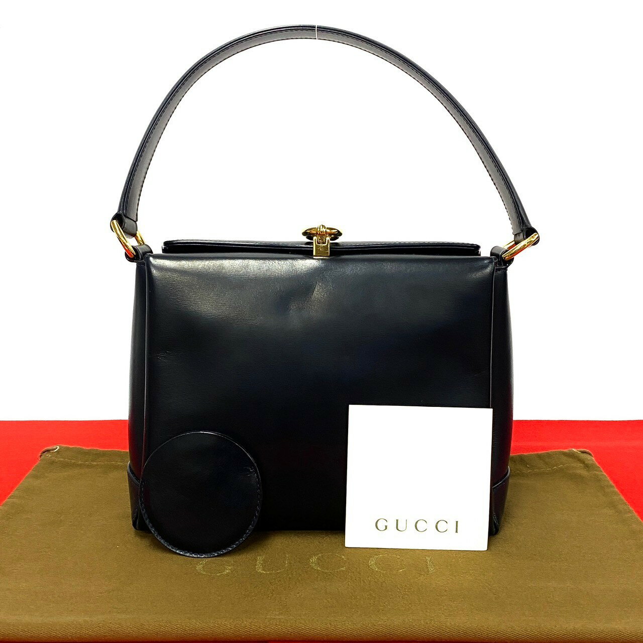 極 美品 鍵付き オールドグッチ レディロック カーフ レザー 極 美品 鍵付き オールドグッチ レディロック カーフ レザー