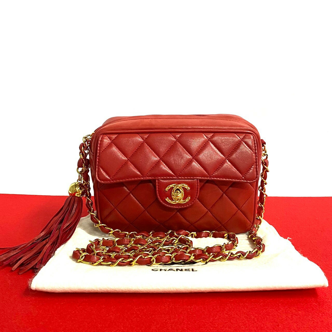 楽天市場】CHANEL 赤 マトラッセ(ブランドシャネル 楽天市場】CHANEL 赤 マトラッセ(ブランドシャネル