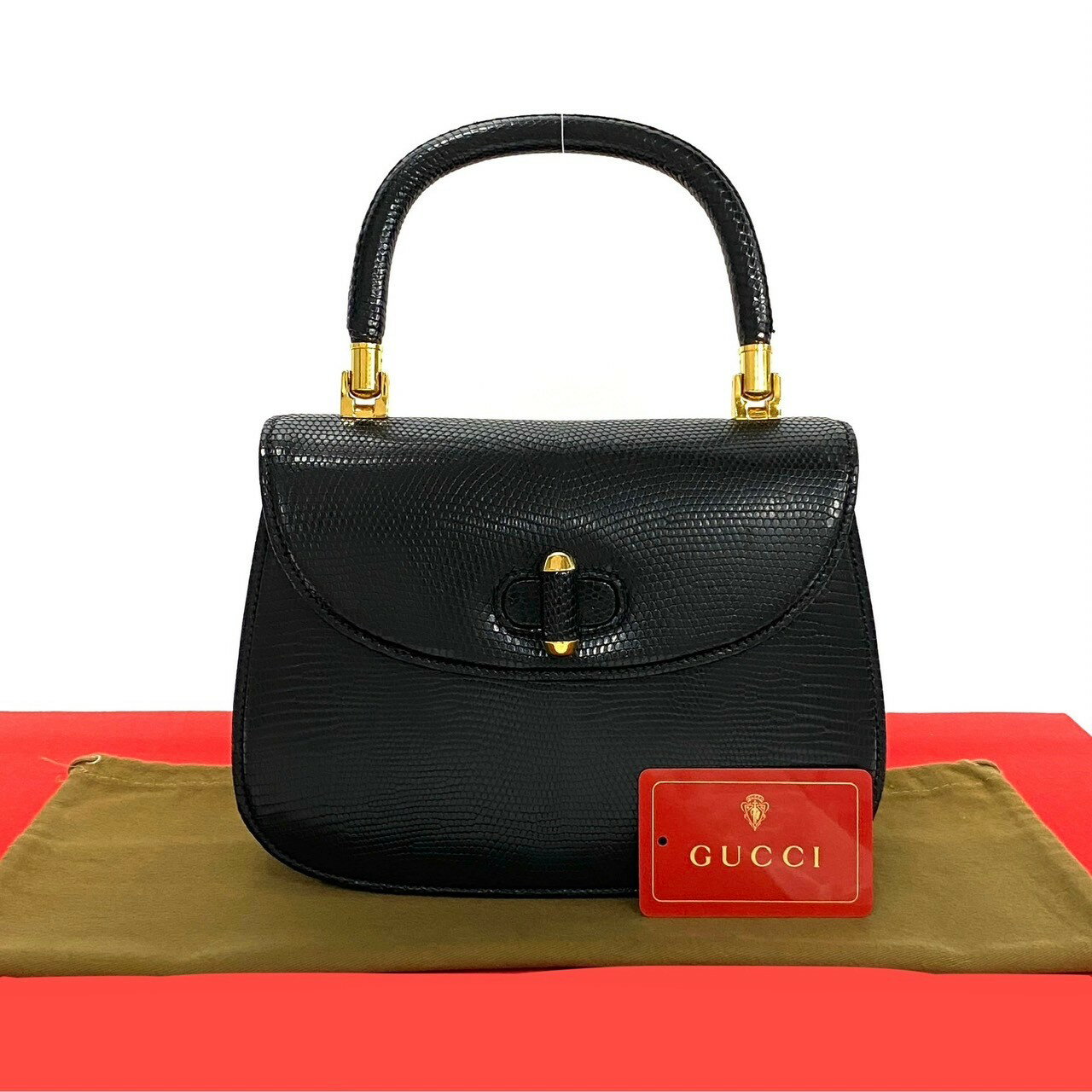 極 美品 鍵付き オールドグッチ レディロック カーフ レザー 極 美品 鍵付き オールドグッチ レディロック カーフ レザー