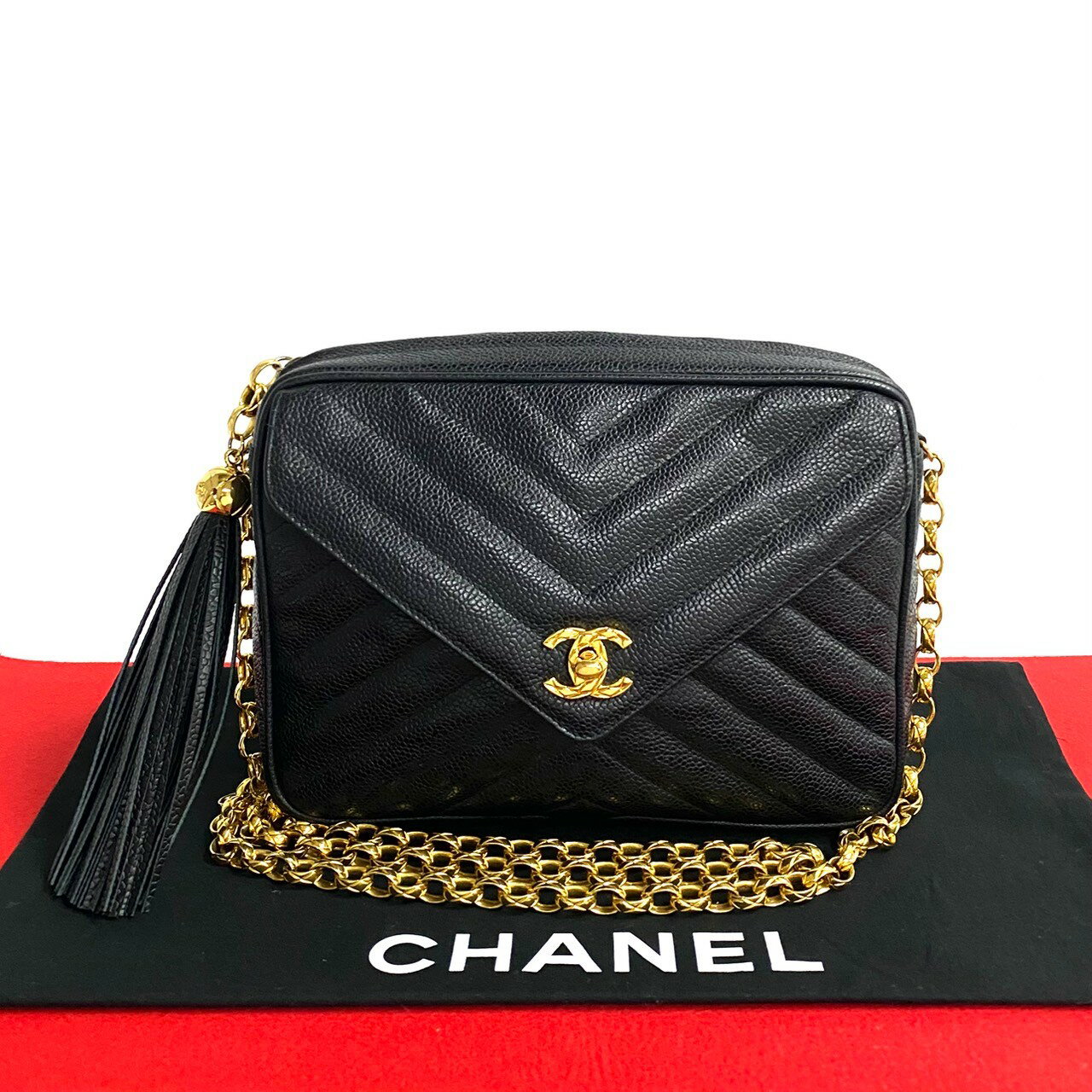 CHANEL シャネル ココマーク ターンロック ウエストバッグ CHANEL シャネル ココマーク ターンロック ウエストバッグ