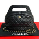 【ポイント2倍】極 美品 シール有 1番台 CHANEL シャネル ヴィンテージ マトラッセ ココ ラムスキン レザー 2way ハンドバッグ ショルダーバッグ...