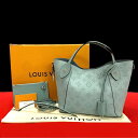 【ポイント2倍】ほぼ未使用 箱 袋付 LOUIS VUITTON ルイヴィトン モノグラム マヒナ ヒナPM レザー 本革 2way ショルダーバッグ ハンドバ...