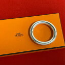 【ポイント2倍】極 美品 希少品 HERMES エルメス リマ シルバー925 ブレスレット バングル アクセサリー シルバー メンズ 49855【送料無料】【...
