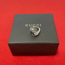 【ポイント2倍】極 美品 希少品 GUCCI グッチ オールドグッチ ホースシュー リング シルバー925 K18ゴールド 指輪 6号 レディース アクセサリー...
