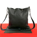 【ポイント2倍】極 美品 希少品 BOTTEGA VENETA ボッテガヴェネタ イントレチャート レザー 本革 ショルダーバッグ ポシェット サコッシュ ブラ...