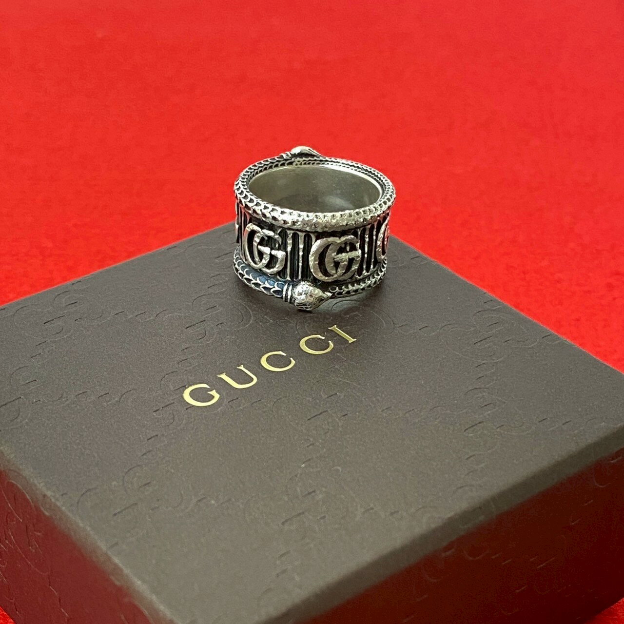 GUCCI 蛇 スネーク ダブルG 12号 リング 指輪 楽天市場】gucci スネークリング(ジュエリー・アクセサリー)の通販