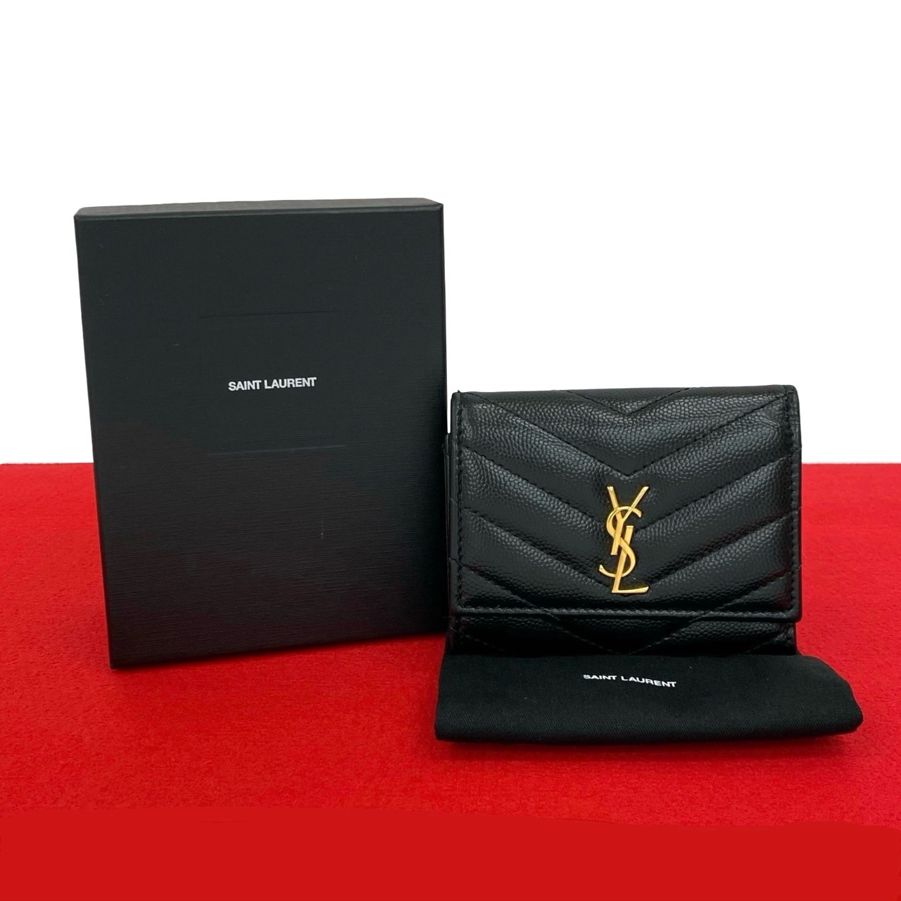 【値下げ】YSL サンローラン キーケース 6連 ブラック シルバーフック 値下げ】YSL サンローラン キーケース 6連 ブラック シルバー