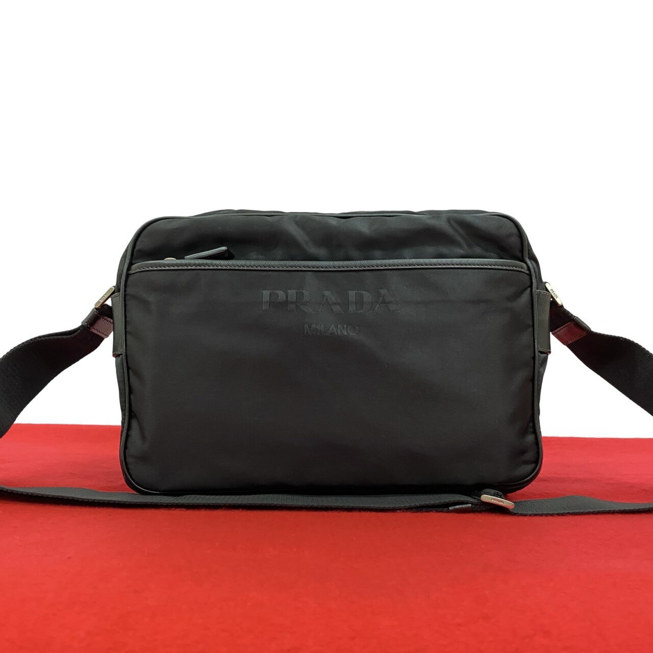 【国内発送!】PRADA プラダ レザー ショルダーバッグ 1BC200 楽天市場】プラダ PRADA(素材(生地・毛糸)本革)(ショルダー