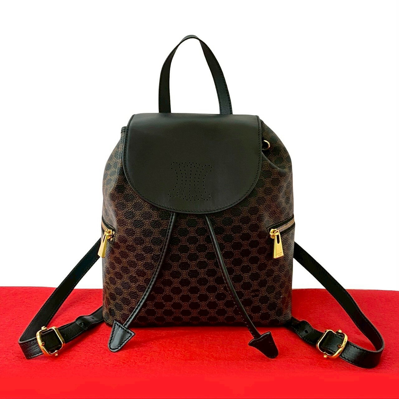極美品 CELINE セリーヌ マカダム柄 リュック PVC M14 希少品 楽天市場】セリーヌ マカダム リュックの通販