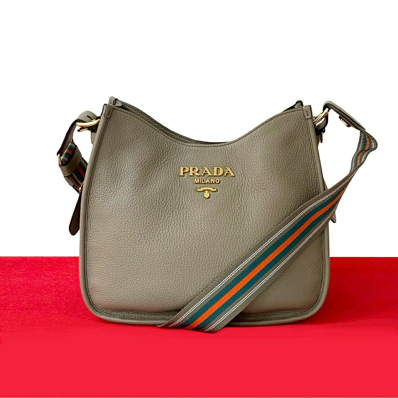 【PRADA】★ストライプロゴ刺繍ミニショルダー 楽天市場】ストライプ(ブランドプラダ)(レディースバッグ