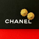 【ポイント2倍】極 美品 希少品 コメ有 95A CHANEL シャネル ヴィンテージ ココマーク モチーフ イヤリング イヤーカフ アクセサリー ゴールド 04593【送料無料】【中古】