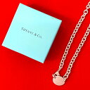 【ポイント2倍】極 美品 TIFFANY&Co. ティファニー リターントゥ オーバル ネックレス シルバー925 チェーン ペンダント チョーカー シルバー 22990 【送料無料】【中古】