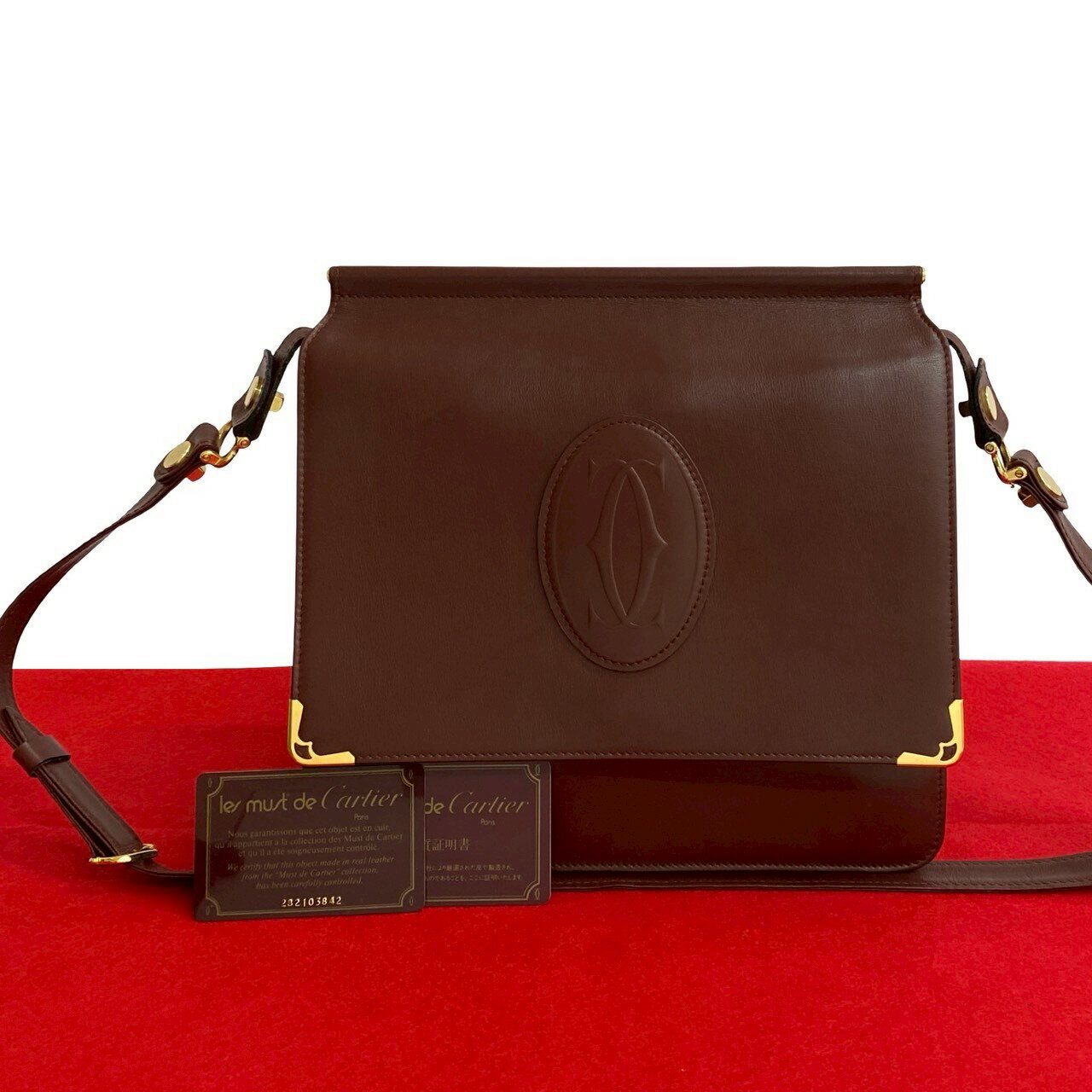 【Cartier】カーフスキン レザー ショルダー バッグ 送料込み 黒 楽天市場】カルティエ(バッグ|バッグ・小物・ブランド雑貨)の通販