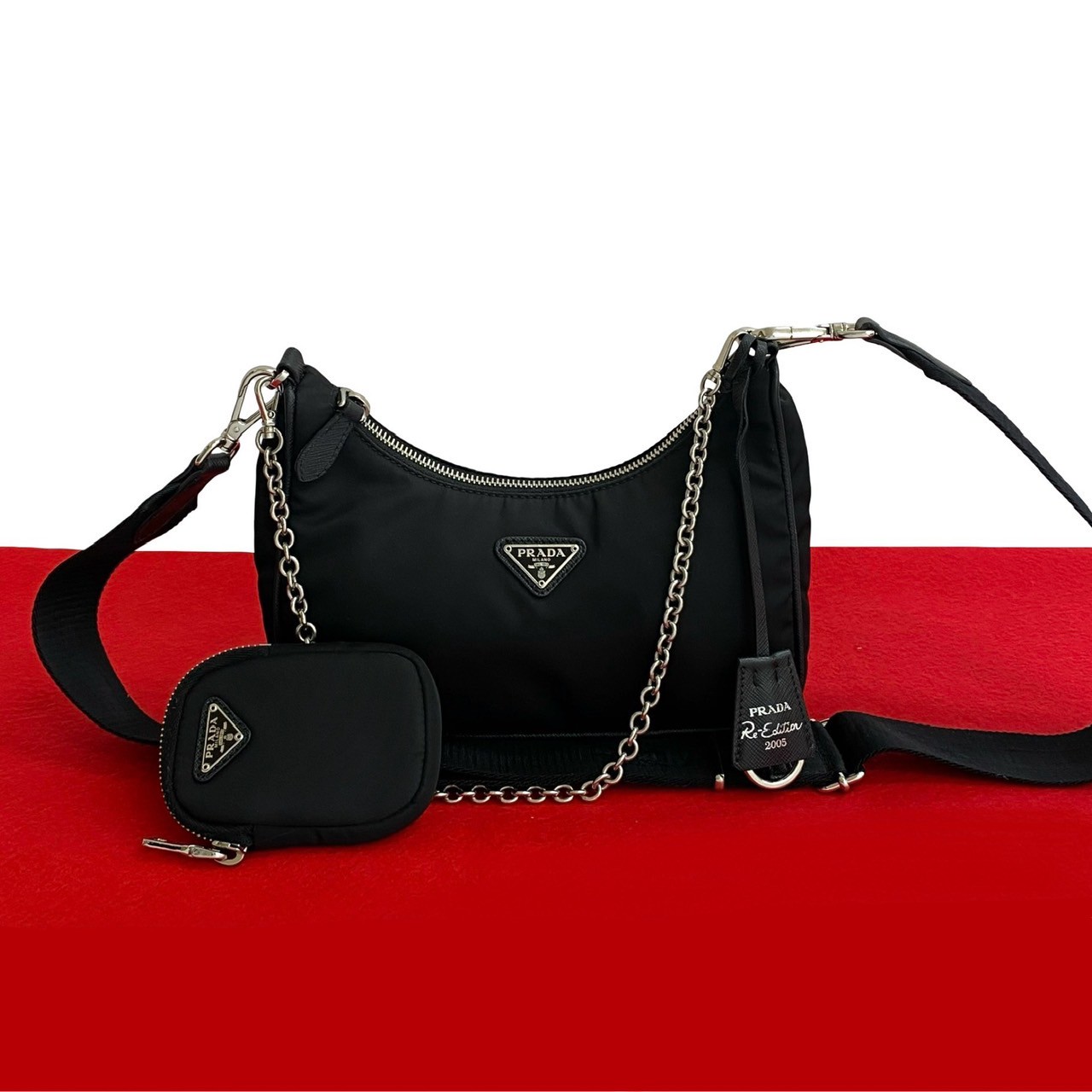 関税負担なし☆PRADA プラダ ナイロン チェーンショルダーバッグ 楽天市場】プラダ チェーンショルダーバッグ ナイロンの通販