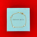 【ポイント2倍】極 美品 TIFFANY&Co. ティファニー エルサペレッティ バイザヤード K18 ダイヤモンド ブレスレット バングル アクセサリー ゴールド 34088【送料無料】【中古】