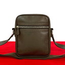 【ポイント2倍】極 美品 LOUIS VUITTON ルイヴィトン ディミトリ タイガ レザー 本革 ショルダーバッグ ポシェット サコッシュ ブラウン 茶 -4024【送料無料】【中古】