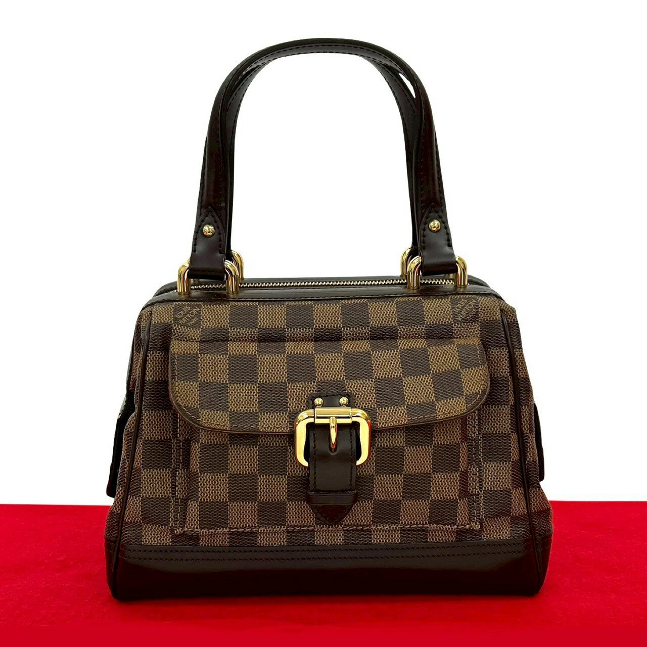 【ポイント2倍】極 美品 LOUIS VUITTON ルイヴィトン ナイツ ブリッジ ダミエ レザー ...