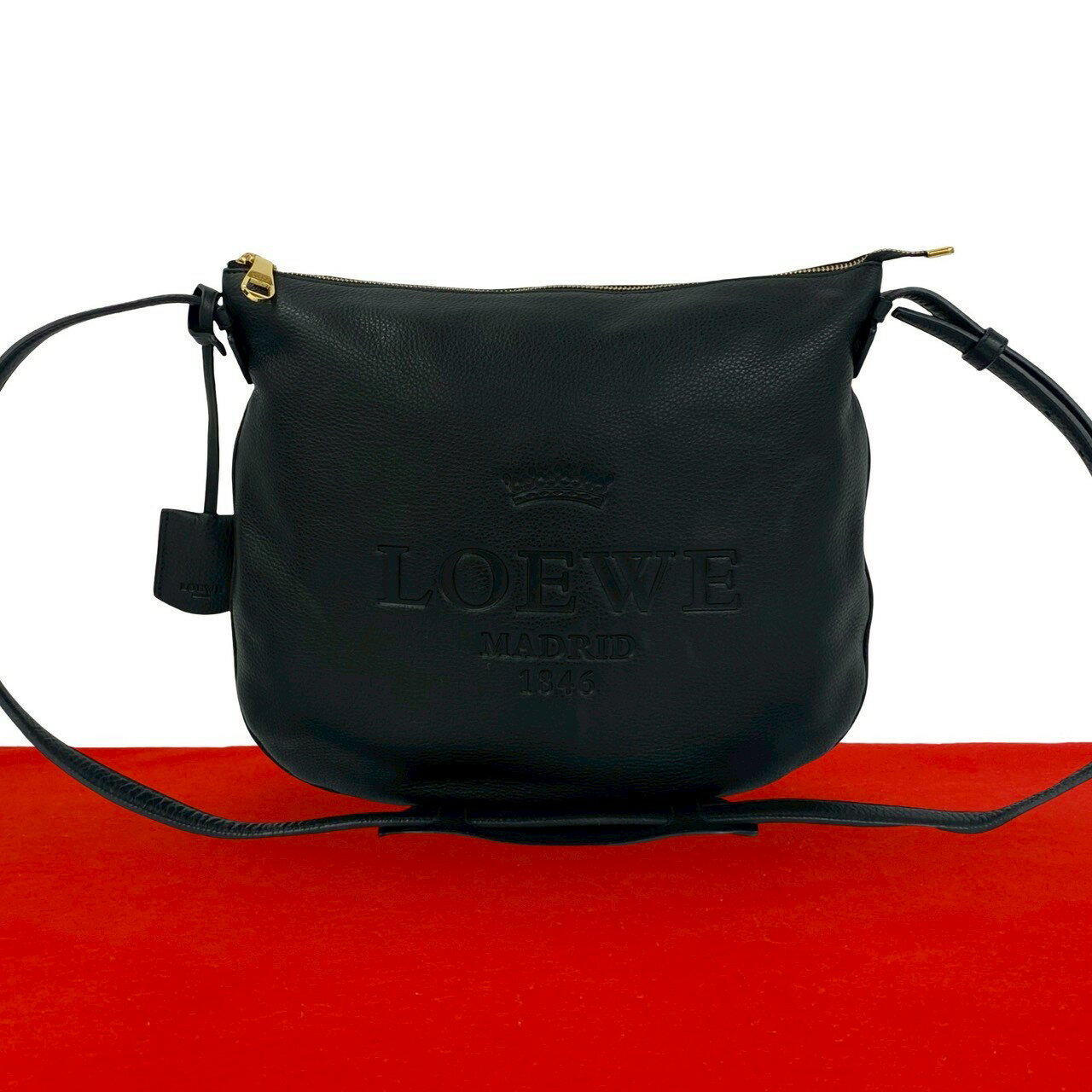 LOEWE ロエベ サコッシュ　ショルダーバッグ キャンバス　レザー　総柄　黒 楽天市場】サコッシュ（ブランドロエベ）（バッグ・小物・ブランド雑貨