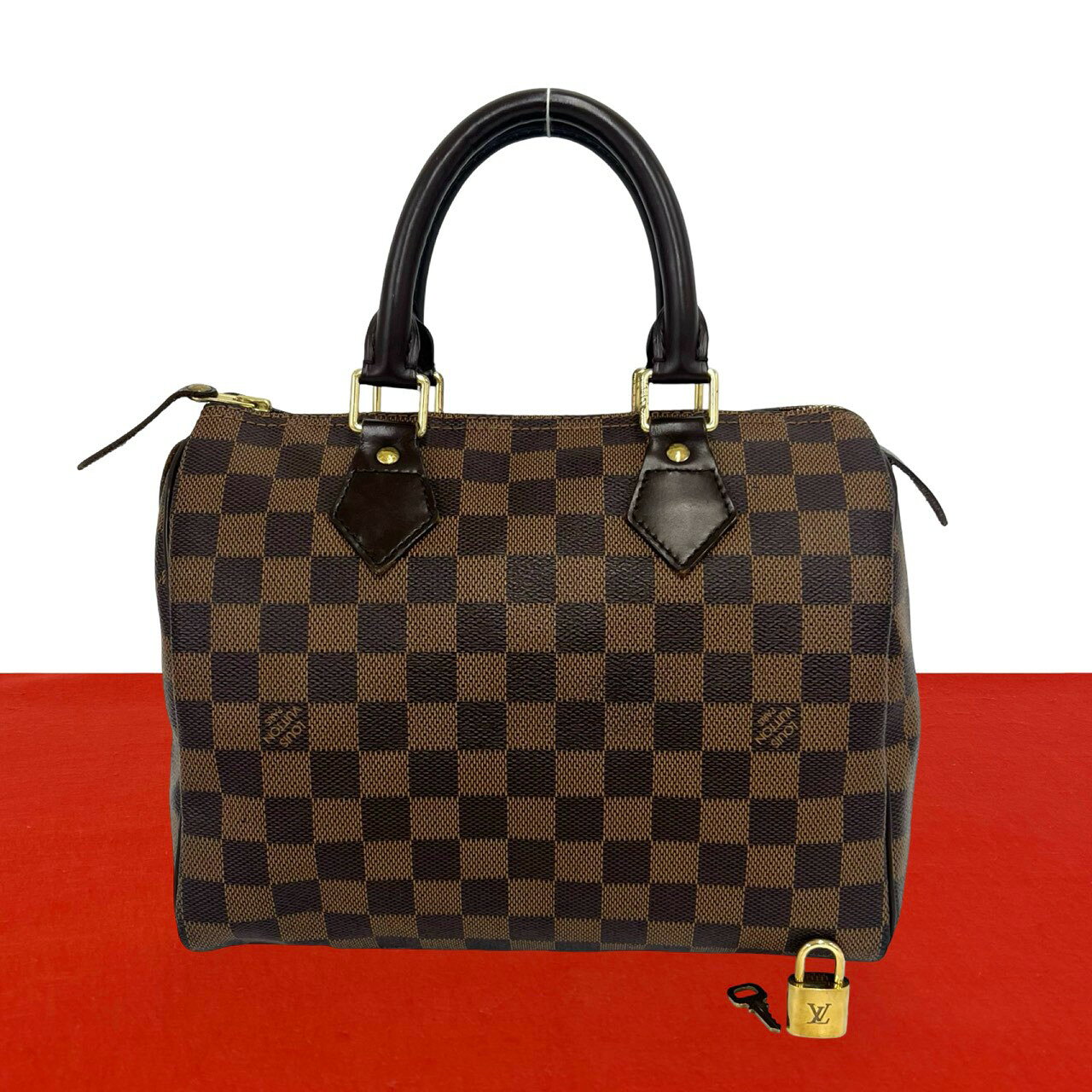 【美品】LOUIS VUITTON ダミエ　スピーディー25 楽天市場】ルイヴィトン ダミエ speedy 25の通販