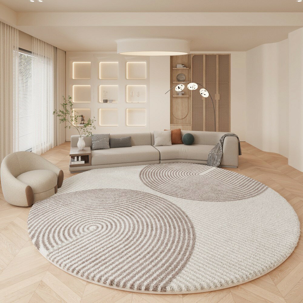 【5と0のつく日は全店P5倍】ラグ カーペット 円形ラグ シャギーラグ 北欧 rug 直径60cm 80cm 100cm 120cm 140cm 160cm 180cm 円形 ふ ラグマット マイクロファイバーシャギー triringo-10004482 TRIRINGO SHOP サンプル画像2