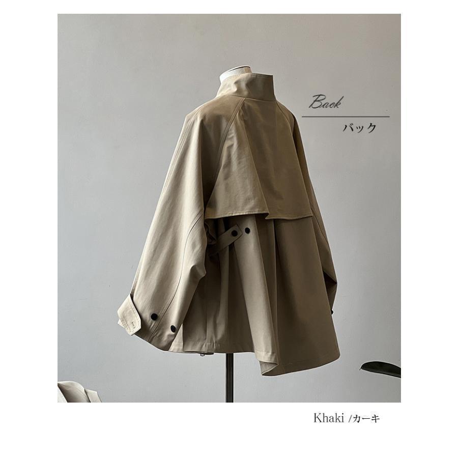 【スーパーSALE！SSP5倍★最大30％OFF】トレンチコート 春 ショート スプリングコート コート トップス アウター ショート丈トレンチコート 長袖トップス 春コートマウンテンパーカー