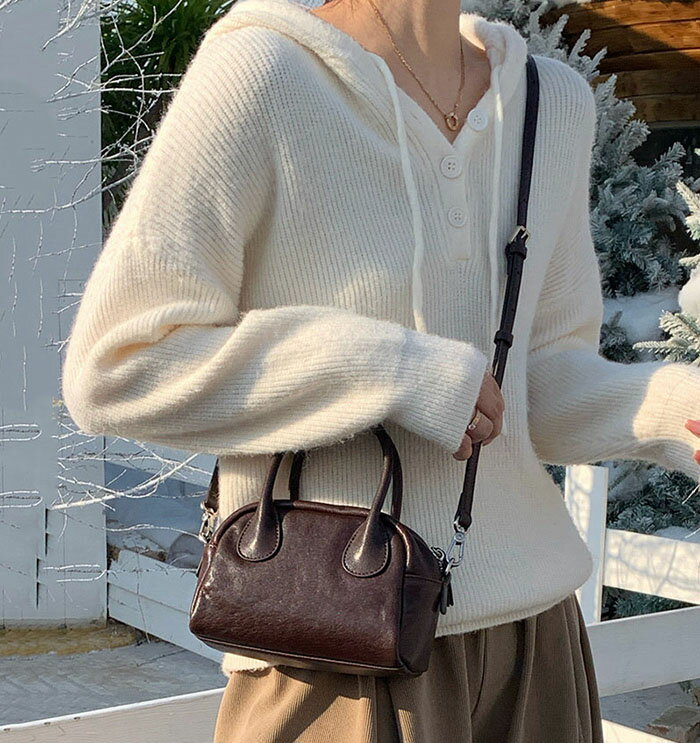 ハンドバッグ 本革 レディース ショルダーバッグ 2way 斜めがけ レザー ボストンバッグ 小さめ 大人 肩掛け 鞄 牛革 ミニボストン かばん 通勤バッグ 入 柔らか カジュアル お仕事