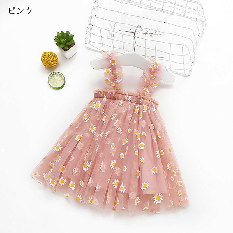 赤ちゃんチュニックドレス ベビー ドレス 女の子らしいふんわりシルエット 子供 チ...