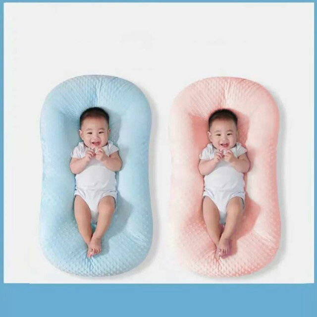 ベビーベッド 折りたたみ 新生児 添い寝ベッド 赤ちゃん ポータブルベッド 寝返り防止 お昼寝 クッション ベビー用品 転落防止 ベッドインベッド プレゼント 洗濯可 寝かしつけ ねんね [3]