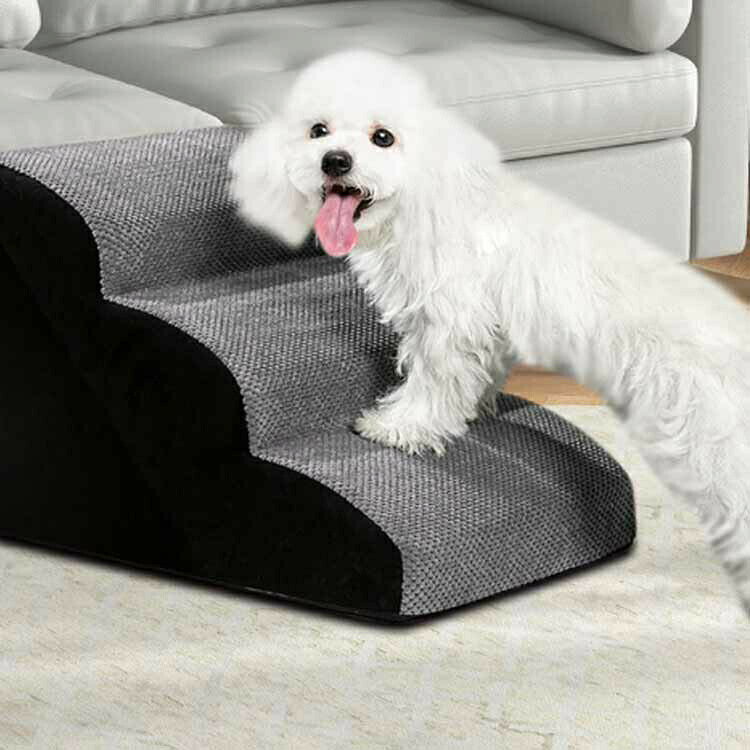 ステップ スロープ犬 ペット階段 ペットスロープ 滑り止め付き ペット用 2段 3段 ...