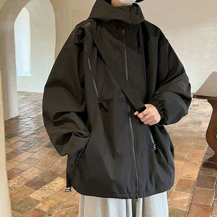 アウター メンズ ジャケット かっこいい ブルゾン 防寒 防風 秋 冬 細身 ウインドブレーカー アウトド..