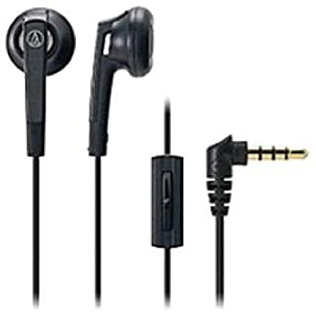 【中古】 audio technica オーディオテクニカ イヤホン スマートフォン用 ブラック ATH-C505iS BK