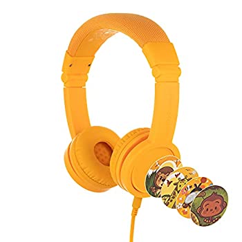 【中古】 子供用ヘッドホンOnanoff オナノフ BuddyPhones 子供の耳にやさしい音量制限構造 エクスプロー イエロー 748893