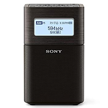 【中古】 ソニー ホームラジオ SRF-V1BT : FM AM ワイドFM Bluetooth対応 ブラック SRF-V1BT B