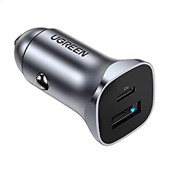 š UGREEN å USB 㡼㡼 PD&QC 3.0б ֺܽŴ 2ݡ 20W 12V-24V ...