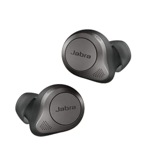 【中古】 Jabra 完全ワイヤレスイヤホン アクティブノイズキャンセリング Elite 85t チタニウムブラック BluetoothR 5.1 マルチポイント対応 2台同時接続