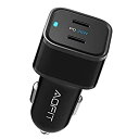 【中古】 UL認証 カーチャージャー AOFIT車用充電器 USB C 40W PD 2 ポート急速充電 Quick Charge 3.0 iPhone 13 ...