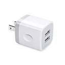 【中古】 USBコンセント ACアダプタ USB充電器 iPhone充電器 スマホ充電器 PSE認証 2USBポート コンパクト AC式充電器 2ポート急速充電...