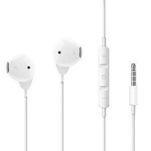 (未使用品) イヤホン 有線 Kimwood 3.5mm いやほん マイク内蔵 リモコン付き スマートフォン 通話対応 イヤフォン 騒音低減 ノイズキャンセル iPhone iPadネット通販