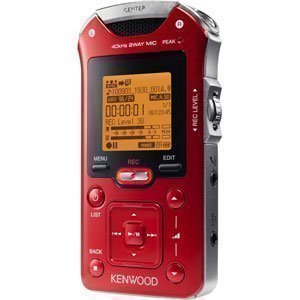 【中古】 KENWOOD ケンウッド MGR-E8-R microSDカードスロット 2GBメモリーデジタルPCMレコーダー レッド