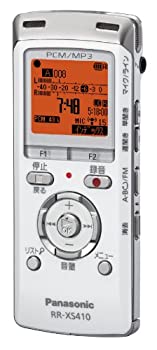 【中古】 Panasonic パナソニック ICレコーダー ホワイト RR-XS410-W