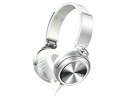 【中古】 SONY EXTRA BASS 密閉型ヘッドホン ホワイト MDR-XB610 W