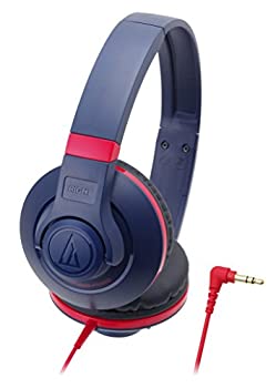 【中古】 audio technica オーディオテクニカ STREET MONITORING 密閉型オンイヤーヘッドホン ポータブル ネイビー ATH-S300 NV