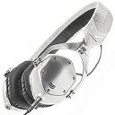 【中古】 V - MODA XS小型ヘッドバンド折りたたみデザインnoise-isolatingメタルヘッドホン XS-U-WSILVER